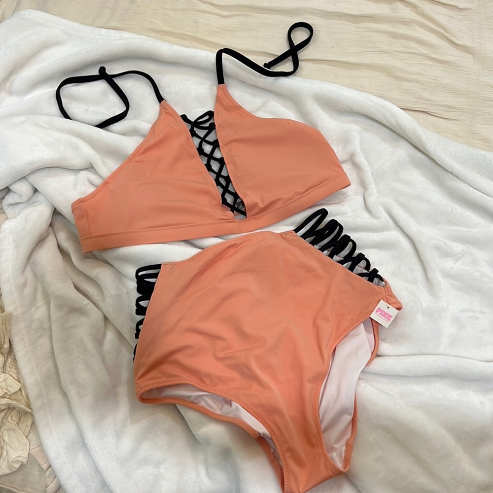 Victoria’s Secret Pink high waist bikini